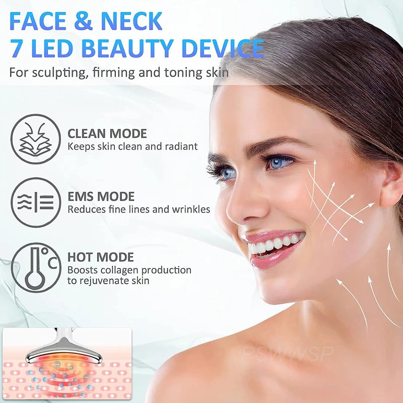 RadiancePro Facial & Neck Lifting Massager – Skin Tightening & Rejuvenation Tool