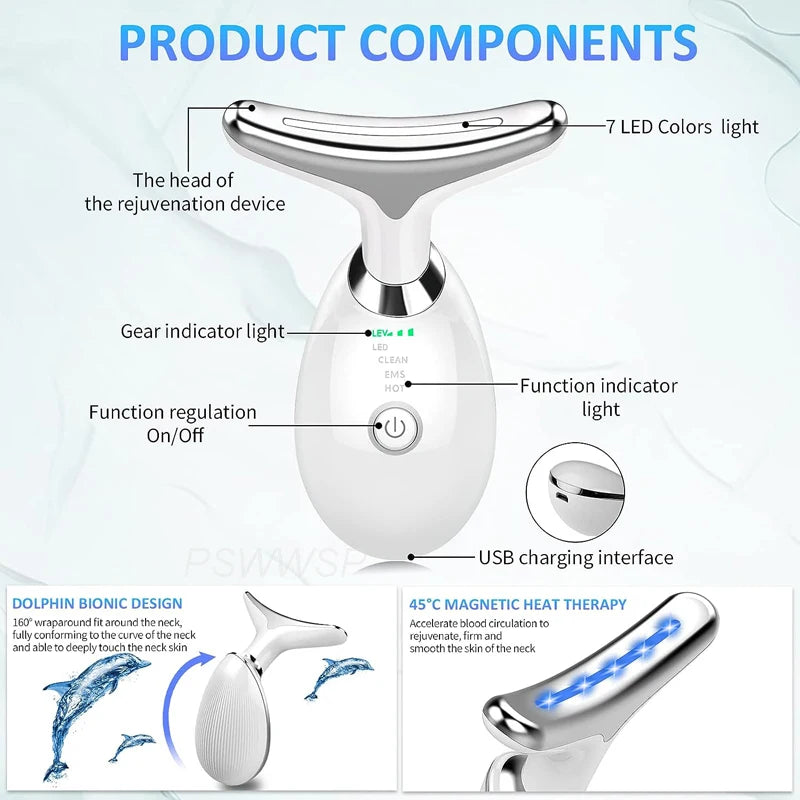 RadiancePro Facial & Neck Lifting Massager – Skin Tightening & Rejuvenation Tool