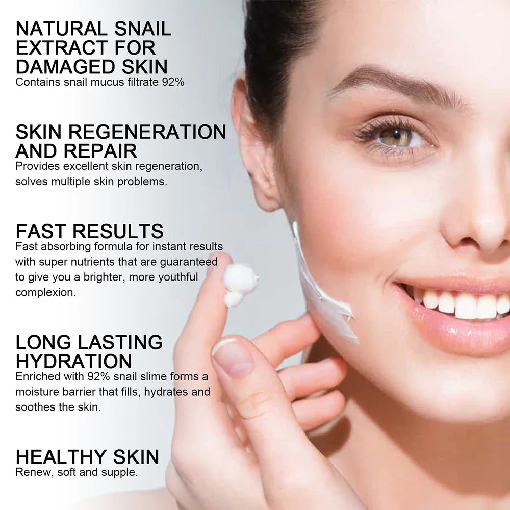 Snail Repair Collagen Cream – Moisturizing, Nourishing, and Lifting for Smooth, Bright, and Firm Skin